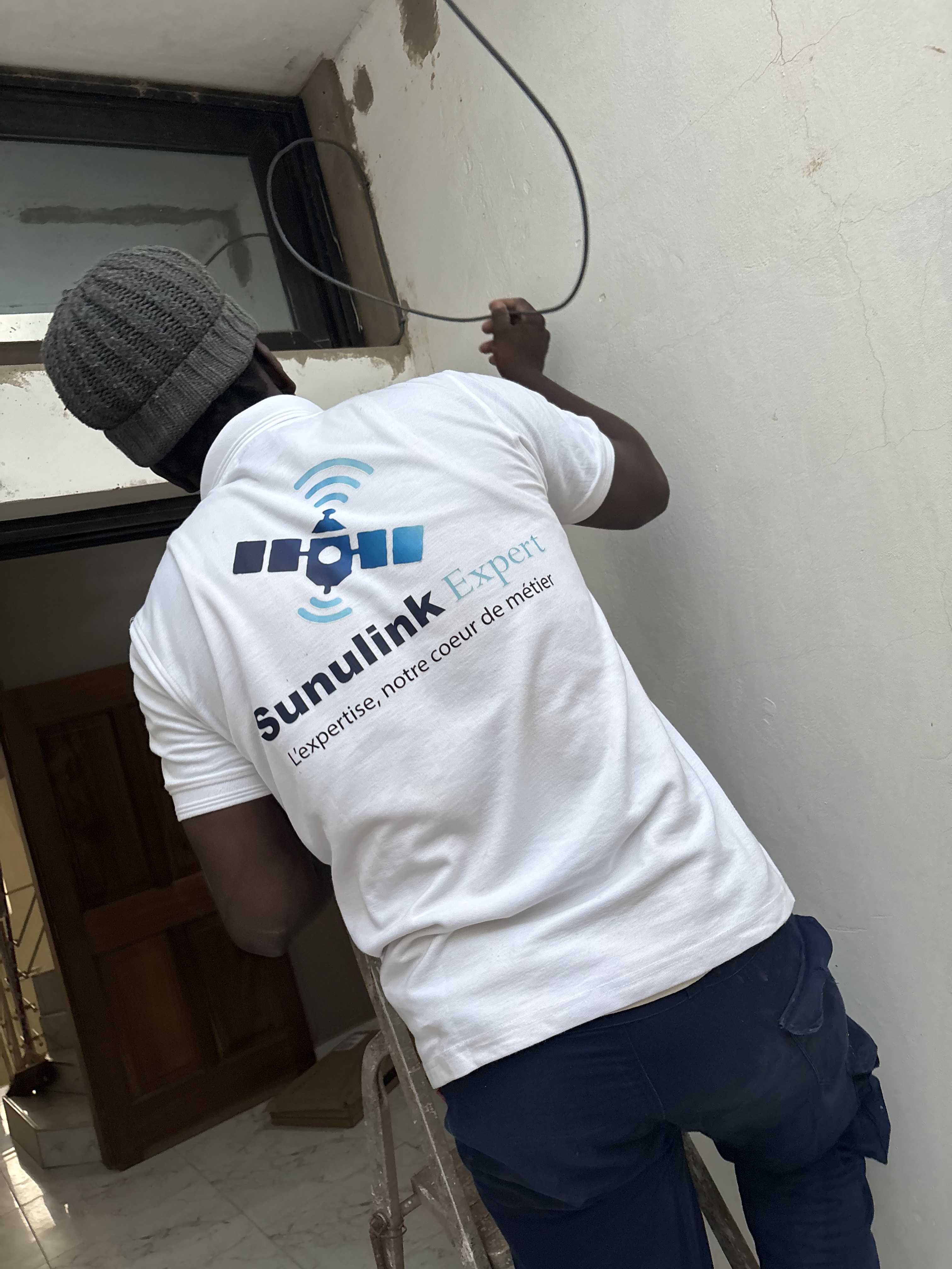 Utilisation de matériel professionnel pour chaque installation