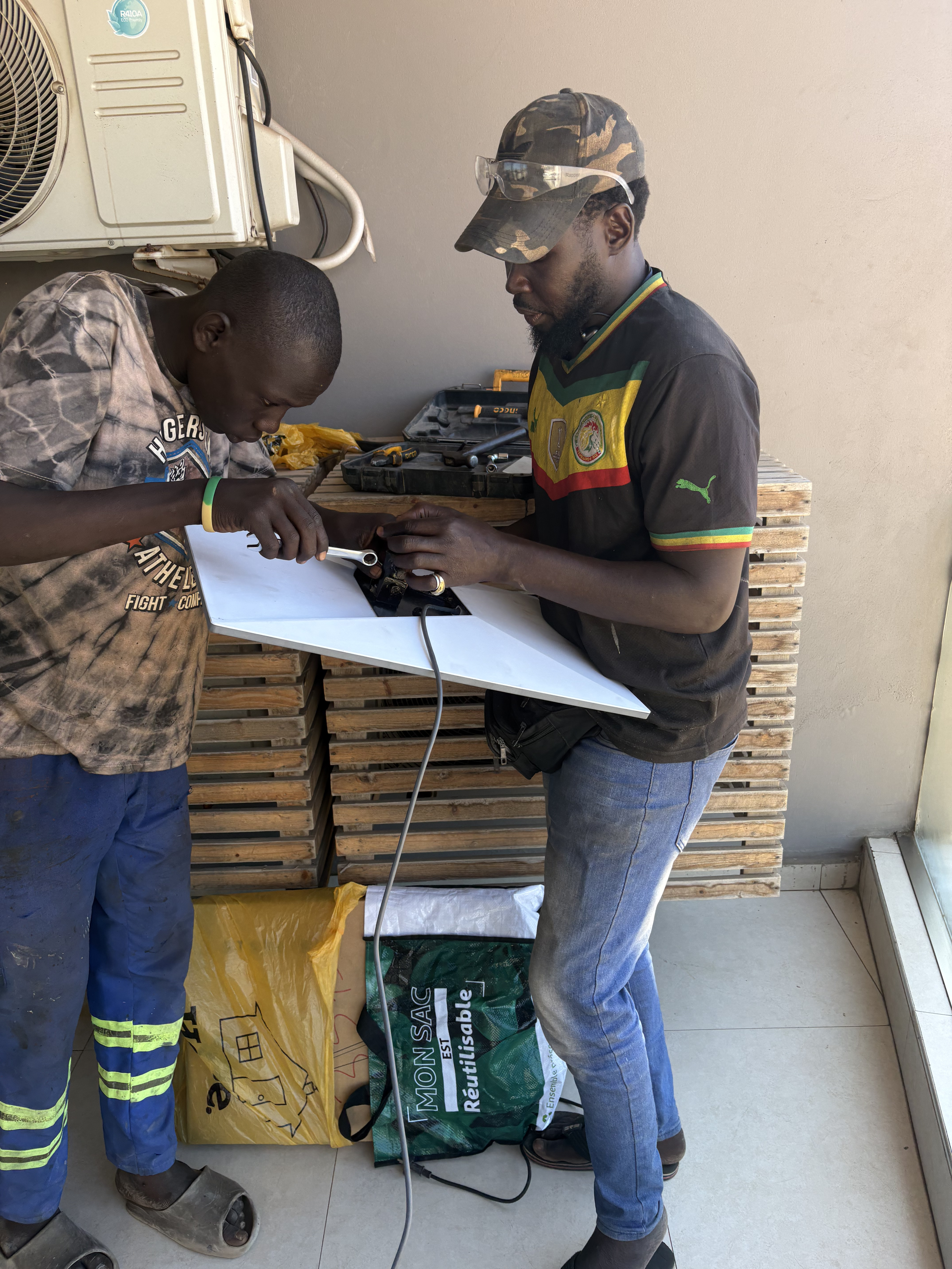 Technicien en action