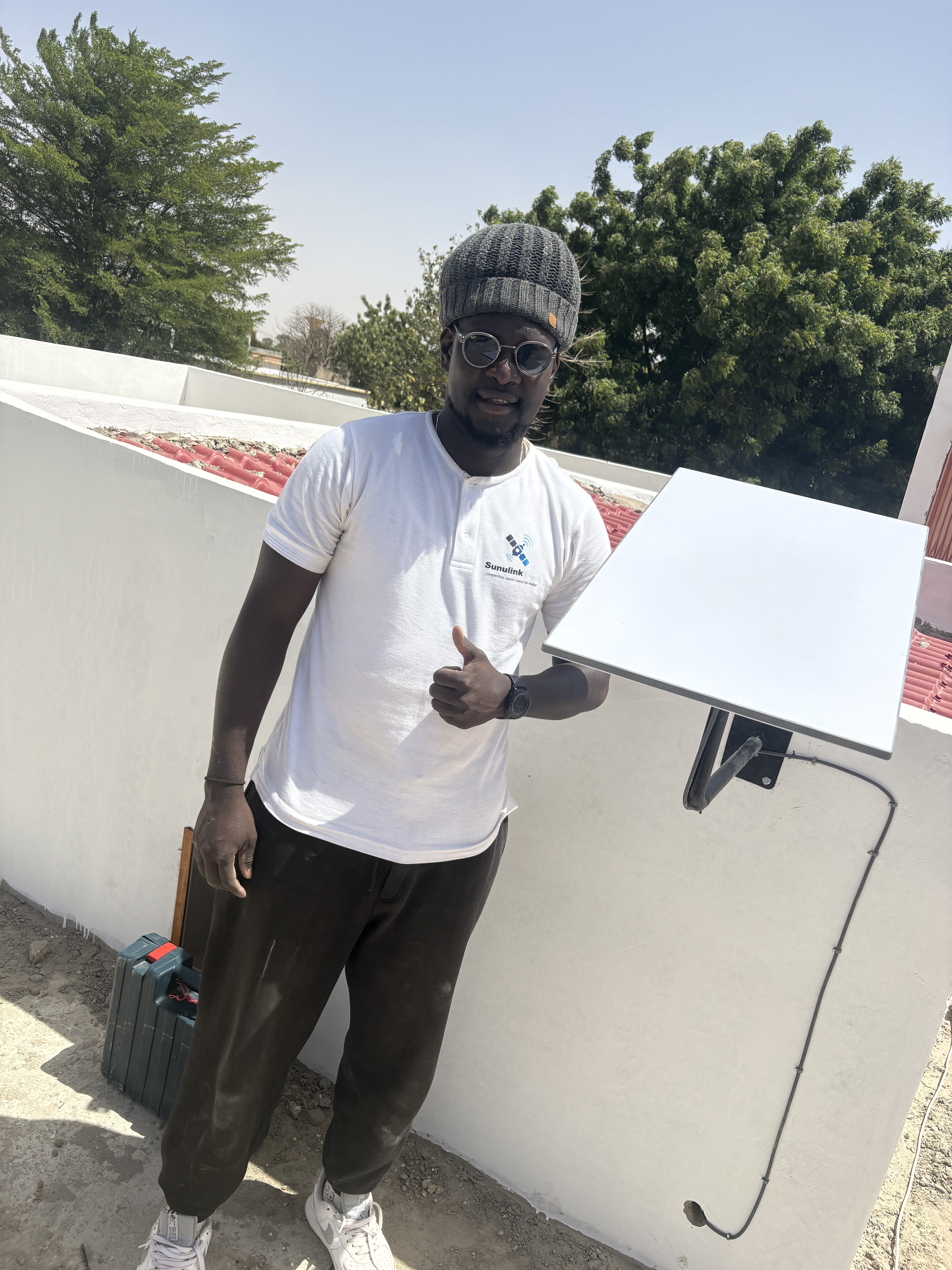 Support mât renforcé